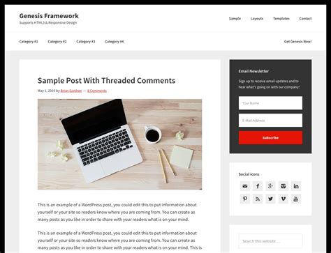 As for me it is cool not only with its design, . 80+ Best Premium Blog WordPress Themes 2016