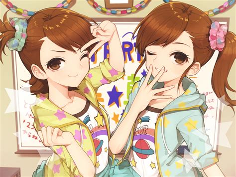 Futami Ami Futami Mami Hitoto Idolmaster Twins
