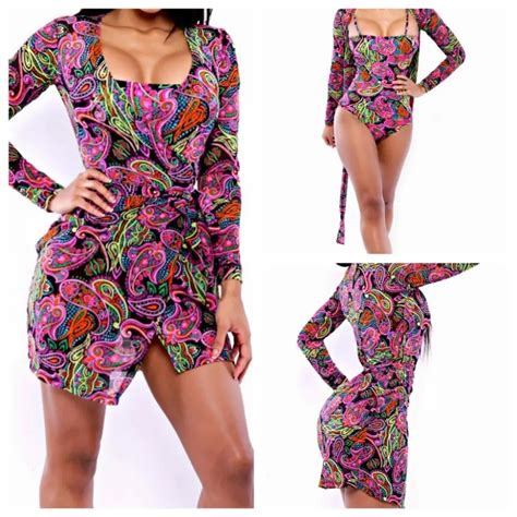 Buy Hot Sexy 2015 New Long Sleeves Sexy Beach Dress