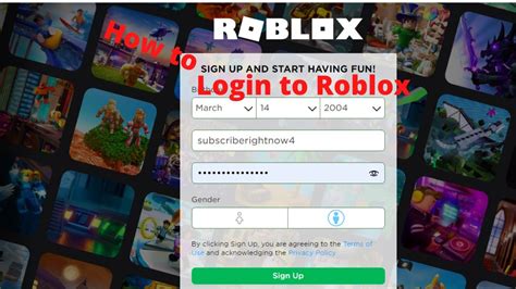 How To Login Roblox Game