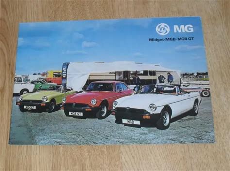 Mg Range Brochure Midget Mgb Roadster Mgb Gt Sports Cars Eur