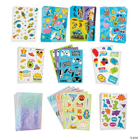 Bulk Sticker Sheet Assortment 240 Pc