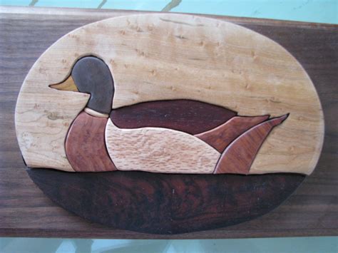 Intarsia Duck Coathanger By Chandler ~ Woodworking