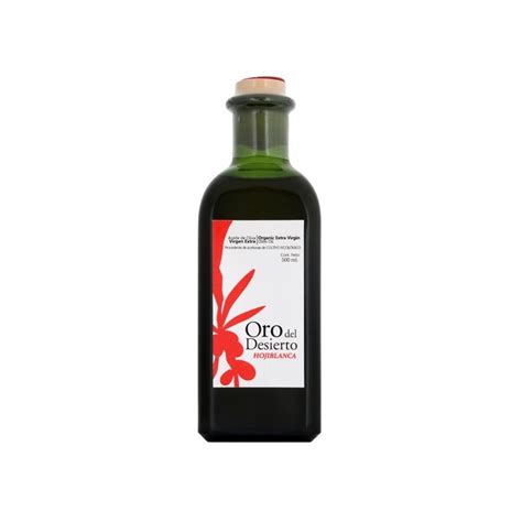 oro del desierto aceite de oliva virgen extra ecológico gourmet