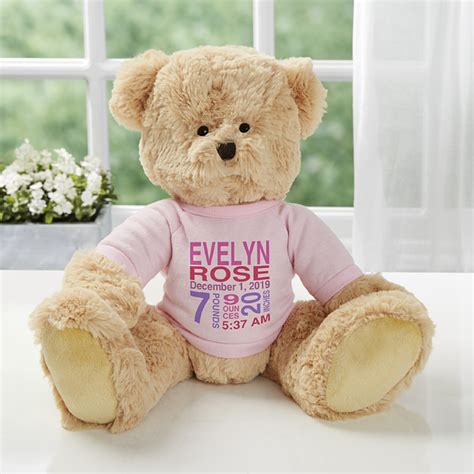 Personalized Teddy Bears For Babies Baby Birth Info 18307
