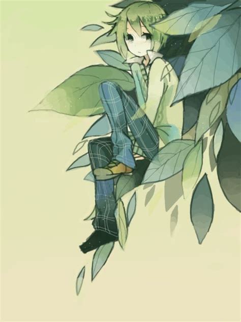 Leaf Boy Cute Anime Boy Manga Anime Anime