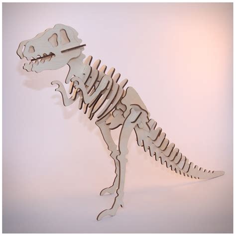 Laser Cut Dinosaur Puzzle Kits Differing Types Etsy