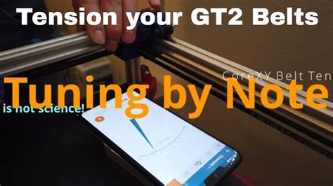 Corexy 3d Printer Gates Gt2 Belt Tensioning Youtube