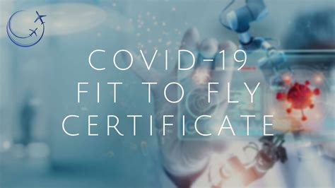 All You Need To Know About Fit To Fly Certificates
