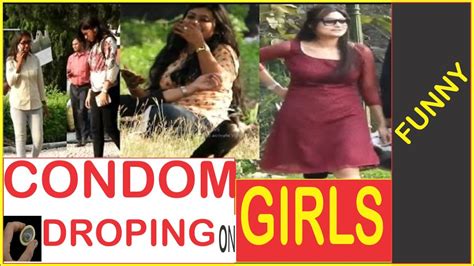 Best Funny Video Dropping Condom Near Girls Best Prank Ever With