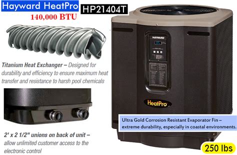 Hayward Hp21404t Review Hayward Heatpro Heat Pumps