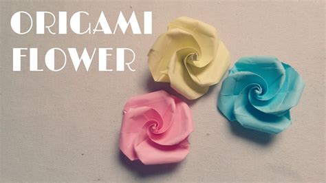 How To Make A Paper Rose Origami Step By Step Repeat For Each Corner