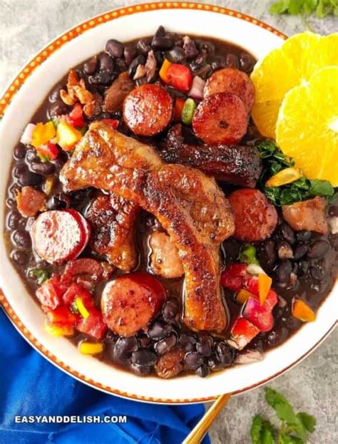 Feijoada Recipe Brazilian Black Bean Stew Easy And Delish