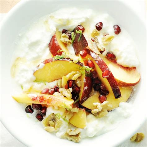 Fruity Yogurt And Walnut Breakfast Bowl Savory