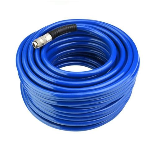 30M Tuyau d air comprimé pour compresseur en PVC pneumatique bleu