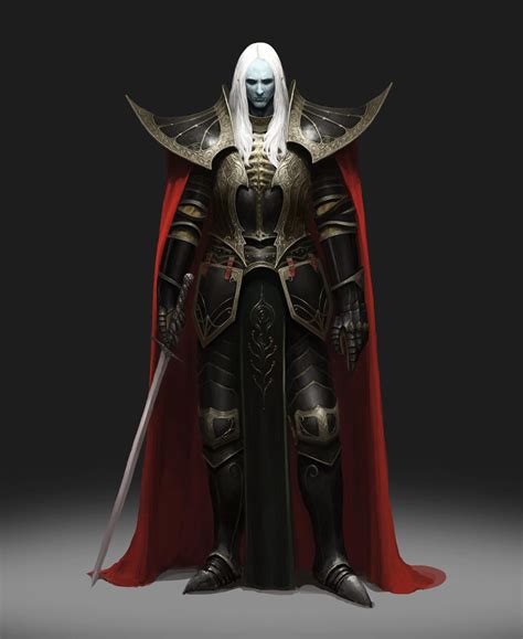 Dark Efl Character Concept Design And Illustration Elves Fantasy