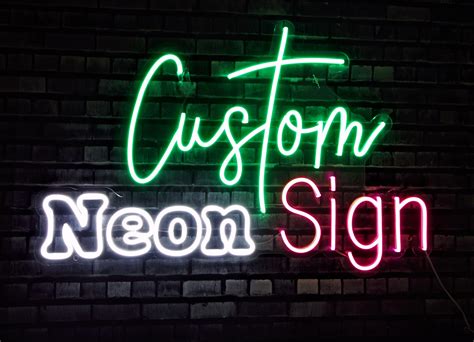 Custom Led Neon Sign Any Design Any Size Weddings Birthdays Home