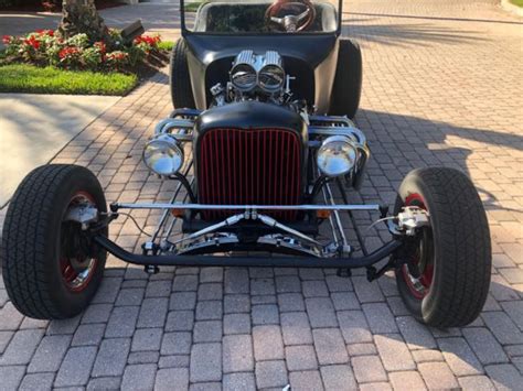 Ford 1922 Titled Hot Rod T Bucket Roadster Black Red Chevy Sb 350