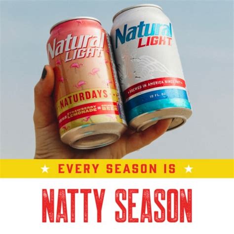 Natural Light Naturdays Strawberry Lemonade Beer 30 Pk 12 Fl Oz Kroger