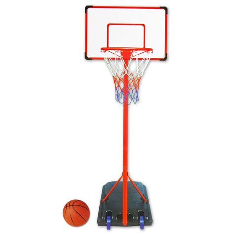 King Sport Portable Height Adjustable Basketball Hoop Set Crazy Sales