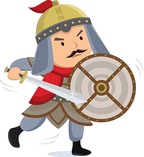 Ancient Chinese Warrior Clipart
