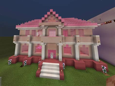 Pink Mansion Cute Minecraft Houses Minecraft Houses Minecraft