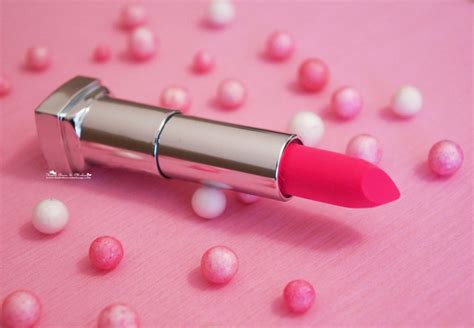 Maybelline Pink Alert Lipstick Pow 2 Review The Best Hot Pink Lipstick