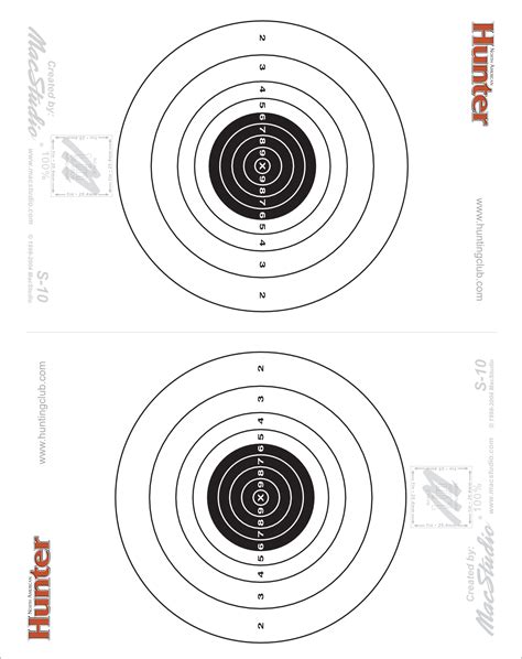 Top Rimfire Targets Printable Hunter Blog Printable Target Collection