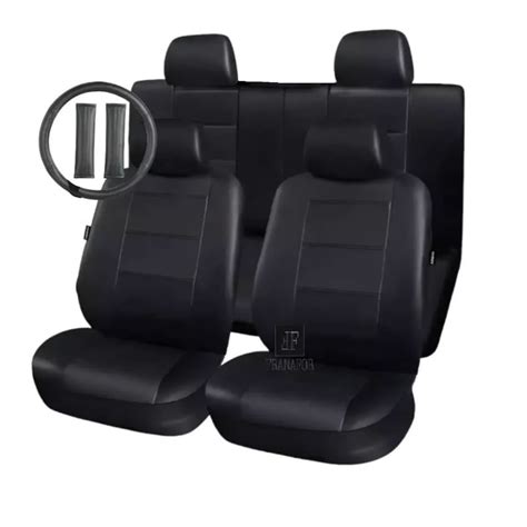 GENERICO Kit Funda Cubre Asiento Auto Ecocuero Calidad Luxury