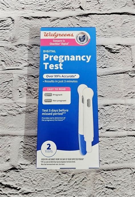 lot of 3 walgreens one step pregnancy test 2 per box 6 total tests exp 04 25 ebay