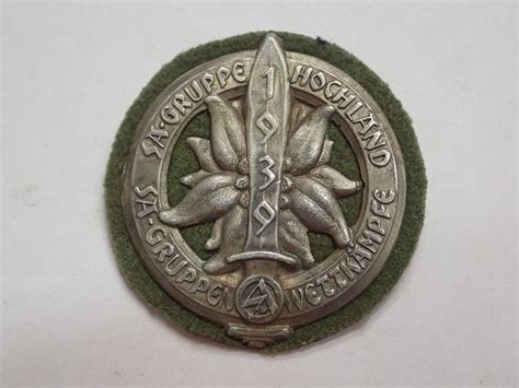 1939 Sa Badge Spandau Militaria Shop