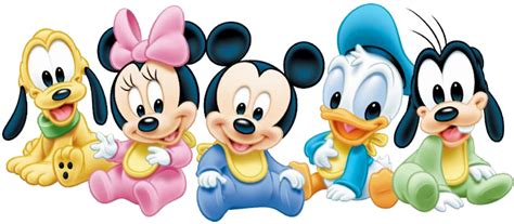 Download Hd Disney Baby Png Baby Mickey Mouse And Friends Transparent