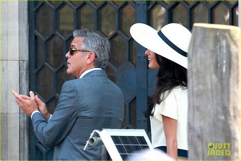 George Clooney And Wife Amal Alamuddin End Wedding Weekend With Civil