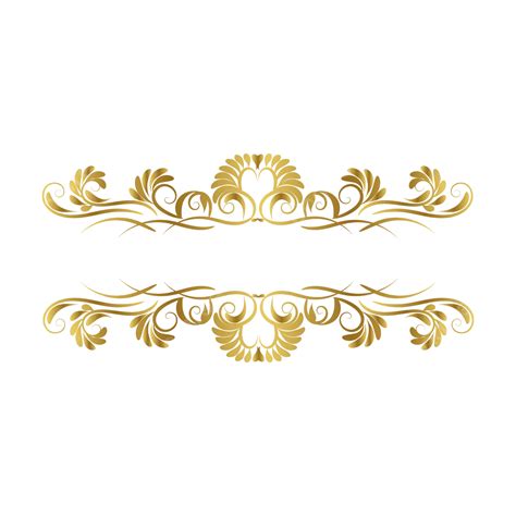 Luxury Gold Vintage Title Frame Border Vector Border Luxury Gold