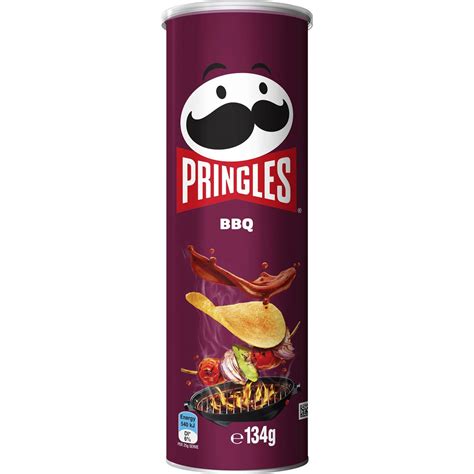 Pringles Bbq Stacked Potato Chips 134g Woolworths