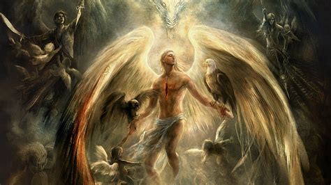 Epic Angel Wallpapers Top Free Epic Angel Backgrounds Wallpaperaccess