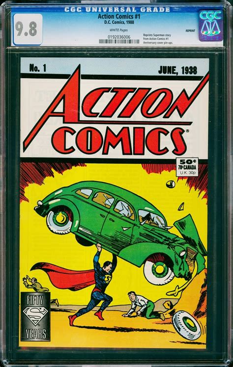 Just The No 1 From First Superman In Action Comics 1 At Auction