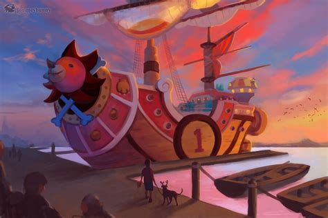 Artstation Thousand Sunny One Piece Fan Art