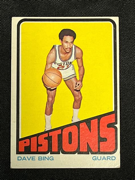 1968 Topps Basketball Card Dave Bing 35 Kb Ebay