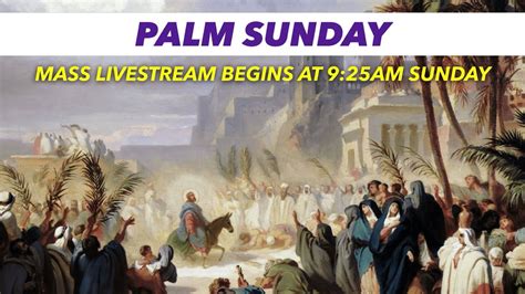 Palm Sunday Mass 5 April 2020 Youtube