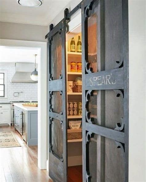 Changing it might feel like a minor makeover, but it can considerably change the overall another cool idea is the frosted glass door for the pantry that brings in natural light even while carefully hiding clutter to a large extent. Top 40 Best Kitchen Pantry Door Ideas - Storage Closet Designs