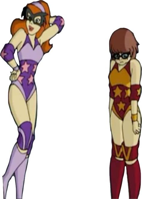 Daphne And Velma As Female Wrestlers Vector By Homersimpson1983 On Deviantart