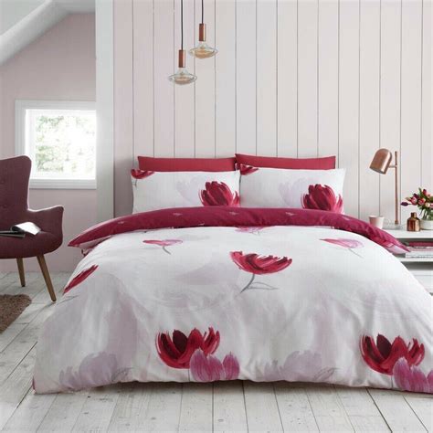 Floral Duvet Cover Luxury Reversible Flower Bedding Set