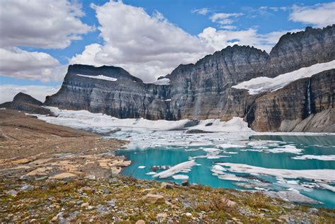 2014 Photo Of Grinnell Glacier From Upper Grinnell Lake With The Garden