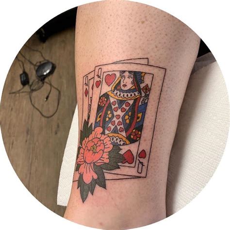 Share 76 Queen Of Hearts Card Tattoo Latest Incdgdbentre