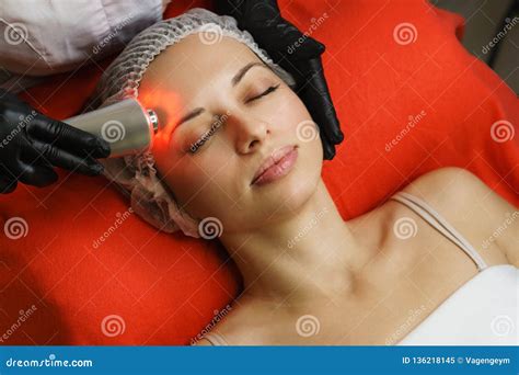 Hardware Cosmetology Ultrasonic Face Cleaning Stock Image Image Of