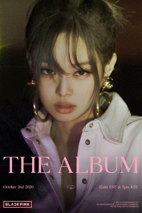 Born january 16, 1996), known mononymously as jennie, is a south korean singer and rapper. BLACKPINK The Album Teaser Posters Jennie (HD/HQ) - K-Pop ...
