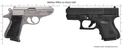 Walther Ppk S Vs Glock G Size Comparison Handgun Hero