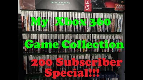 My Xbox 360 Game Collection 200 Subscriber Special 2018 Edition