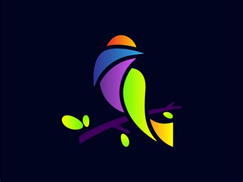 Bird Logo Colorful Abstract Bird Logo By Munna Ahmed On Dribbble